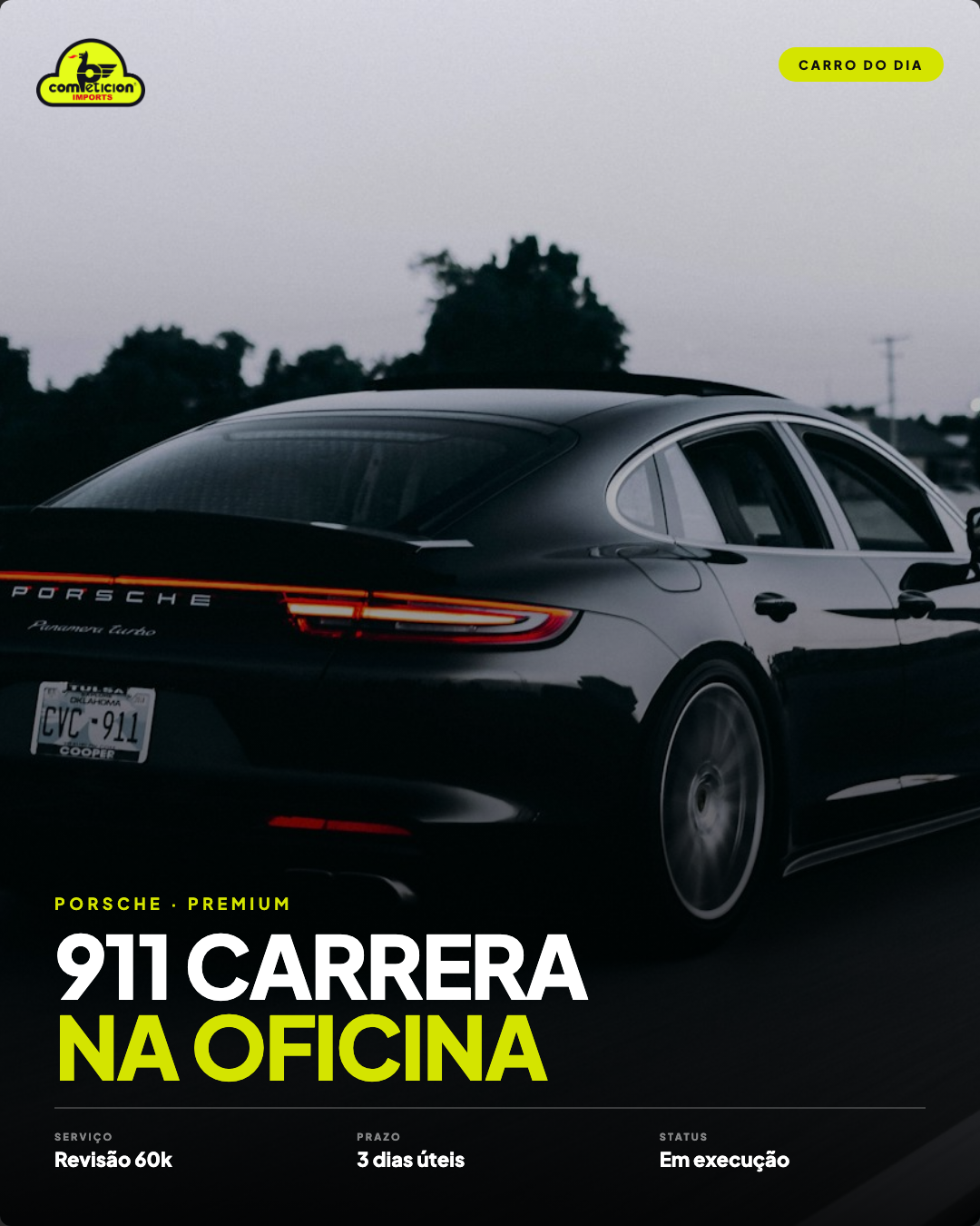 Carro do dia · Porsche 911